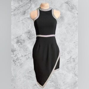 NWT La Maison Talulah asymmetrical bodycon dress; Wmns Sz sm
